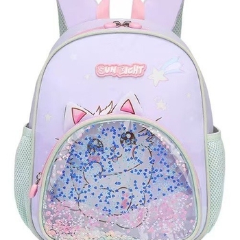 Rucsac pentru grădiniță – unisex, poliester, respirabil, stil drăguț, imprimeu cu animale