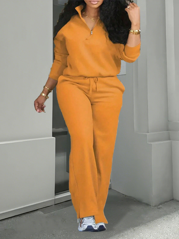 Divdaļīgs sieviešu komplekts, Eiropas un Amerikas stils, brīvs piegriezums, 3D raksts, poliesters ar zīda spīdumu, 2025. gada pavasaris