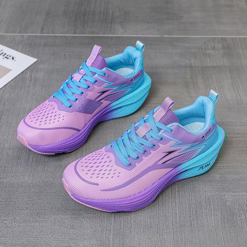 Női chunky sneaker - PU+Mesh felső rész, fűző, kerek orr, középmagas sarok 3–5 cm