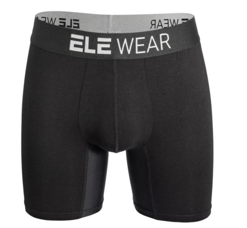 Vīriešu garās bezšuvju bokseršorti ar 3D rakstu, elpojoši, mitrumu novērš, ķermeņa formēšana