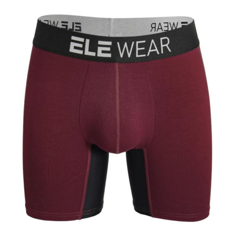 Vīriešu garās bezšuvju bokseršorti ar 3D rakstu, elpojoši, mitrumu novērš, ķermeņa formēšana