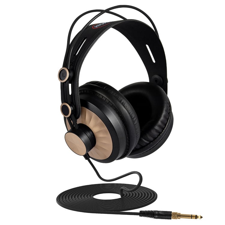 Ring Shuo D68 vadu austiņu komplekts ar aizmuguri uzstādāmu dizainu, 50 mm skaļruņi, 15–2500 Hz, 32 Ω, 3,5/6,3 mm spraudnis, bez mikrofona