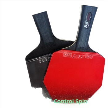 Galda tenisa nūja – oglekļa šķiedras pamatplate, sešstūriska forma, divpusēja pretlipīga gumija, rokturis: shakehand