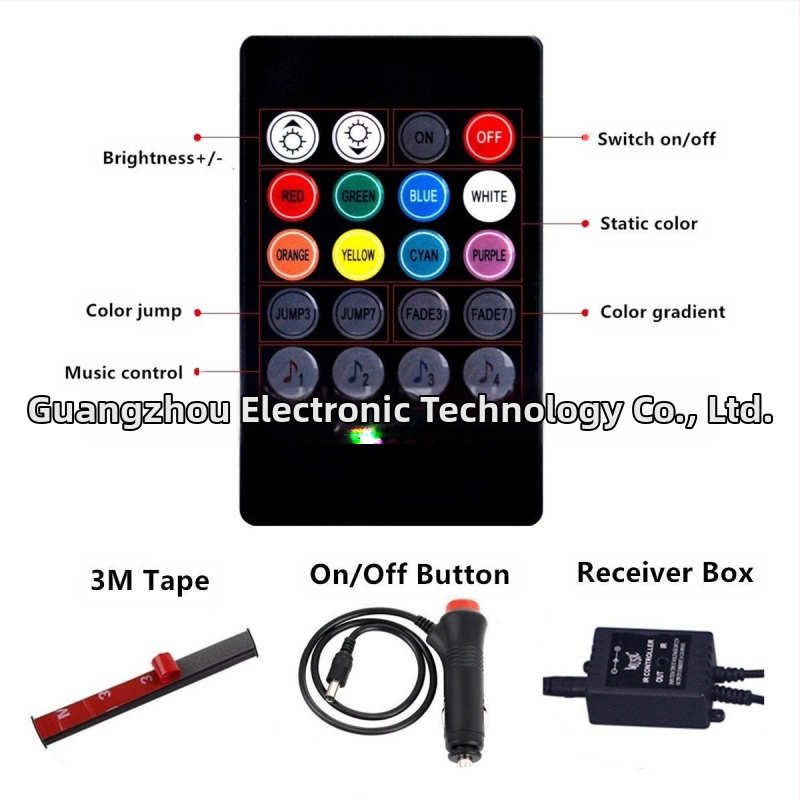 Автомобилно LED амбиентно осветление, модел APP36, 10 W, 12 V, 0.5 A, силикон