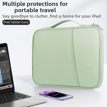 iPad planšetdatora soma - ūdensizturīga, nodilumizturīga, triecienizturīga (Materiāls: poliesters; Oderes: poliesters; Zīmols: Yixiang)