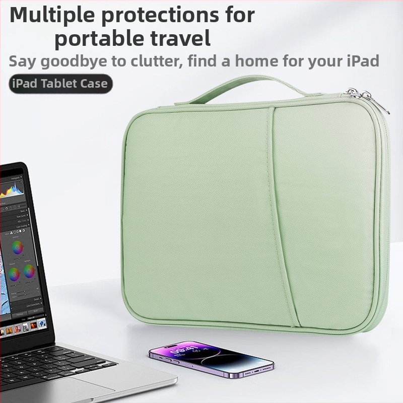 iPad planšetdatora soma - ūdensizturīga, nodilumizturīga, triecienizturīga (Materiāls: poliesters; Oderes: poliesters; Zīmols: Yixiang)