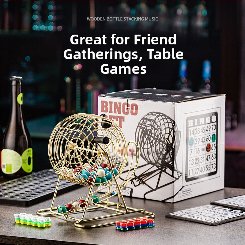 Bingo zariadenie na losovanie s otočnou ručkou – ručné vylosovanie, zlepšenie atmosféry na párty, interaktívna hračka, konštrukcia z železa a plastu