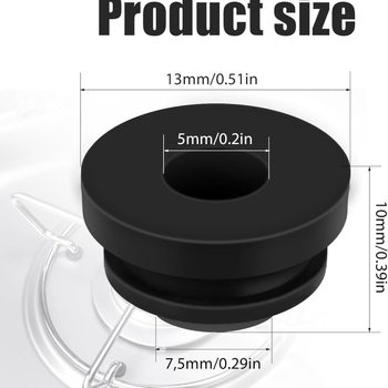 Καουτσούκ σπάτουλα στηρίγματος ποτ, εξάρτημα κουζίνας, μοντέλο 0.2