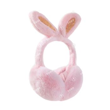 Nyuszifej fülvédő – Uniszex, téli meleg, Velúr, Alap/Casual stílus, Egyszínű minta