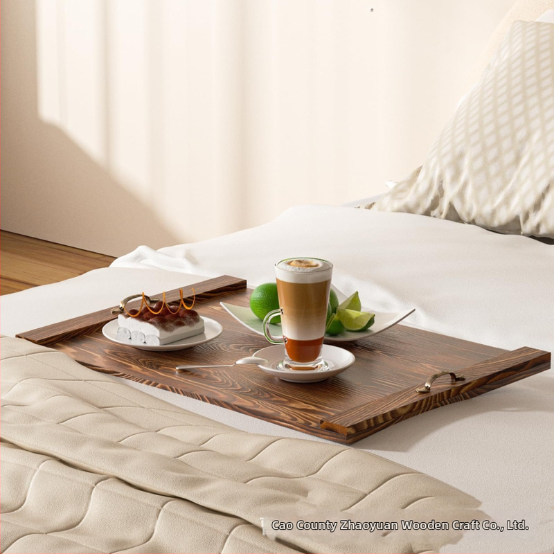 Дървена покривка за газов котлон за кухня – многофункционална дъска за рязане и преносим поднос