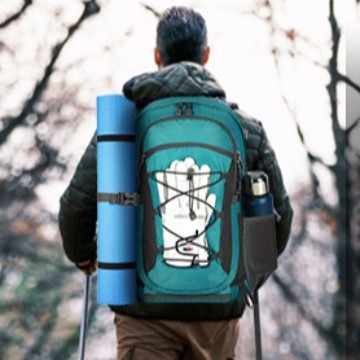 Oxford audinys, kvėpuojantis dizainas, nešiojimo sistema su oro pagalve, poliesterio pamušalas, skirta lauko sportui