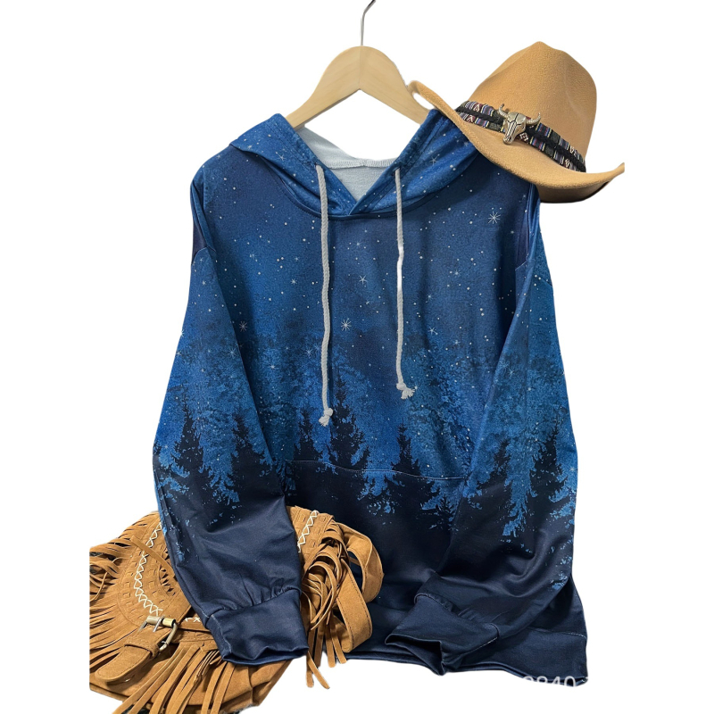 Muški hoodie s kapuljom, 3D digitalni tisak kariranog uzorka, 96% poliester, 180–250 g težine, labav kroj