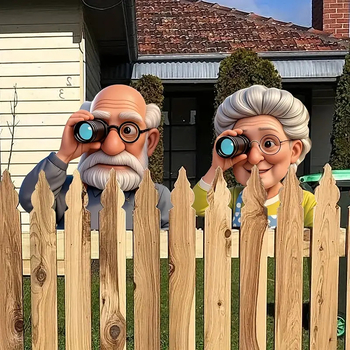 Dekorativni privjesak za ogradu vrta — PVC, graviranje, ispis, moderni minimalistički stil, 20250822