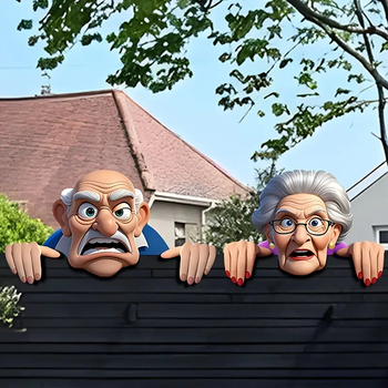 Dekorativni privjesak za ogradu vrta — PVC, graviranje, ispis, moderni minimalistički stil, 20250822