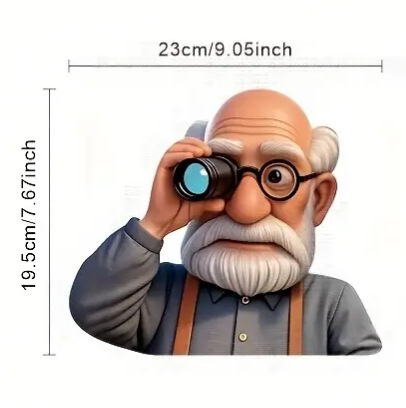 Dekorativni privjesak za ogradu vrta — PVC, graviranje, ispis, moderni minimalistički stil, 20250822