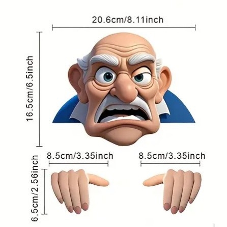 Dekorativni privjesak za ogradu vrta — PVC, graviranje, ispis, moderni minimalistički stil, 20250822