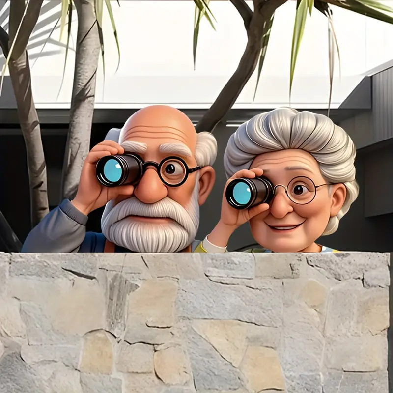 Dekorativni privjesak za ogradu vrta — PVC, graviranje, ispis, moderni minimalistički stil, 20250822