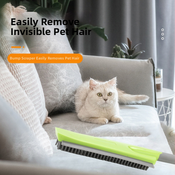 Dzīvnieku matu noņemšanas paklāju tīrīšanas līdzeklis, bezkontakta mop, gumijas grīdas suka, PP, TPR, nerūsējošā tērauda stienis