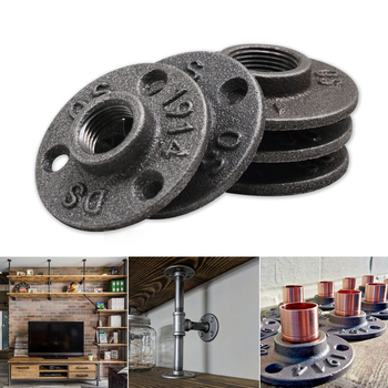 Dzelzs flanšes plāksne ūdensvadu pamatiem, DN15/DN20/DN25, flanšu diametrs 4/6 vai 1 collas