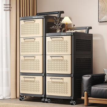 Prijenosni plastični podni organizator za kozmetiku, nordijskog stila, s više od 8 slojeva