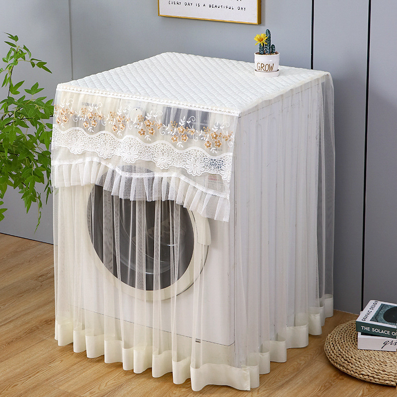 Navlaka za perilicu rublja - potpuno pokriće, bočno otvaranje, rolo, 9ZX, poliester-pamuk, moderan minimalistički stil