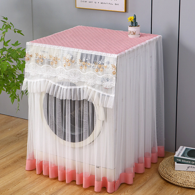 Navlaka za perilicu rublja - potpuno pokriće, bočno otvaranje, rolo, 9ZX, poliester-pamuk, moderan minimalistički stil