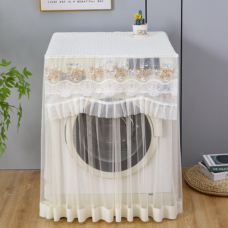 Navlaka za perilicu rublja - potpuno pokriće, bočno otvaranje, rolo, 9ZX, poliester-pamuk, moderan minimalistički stil