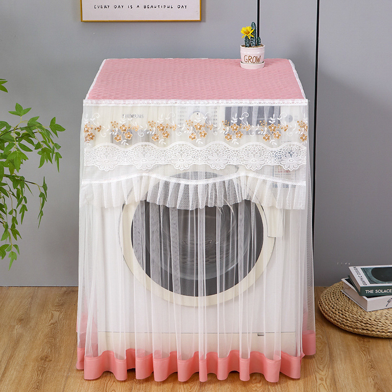 Navlaka za perilicu rublja - potpuno pokriće, bočno otvaranje, rolo, 9ZX, poliester-pamuk, moderan minimalistički stil