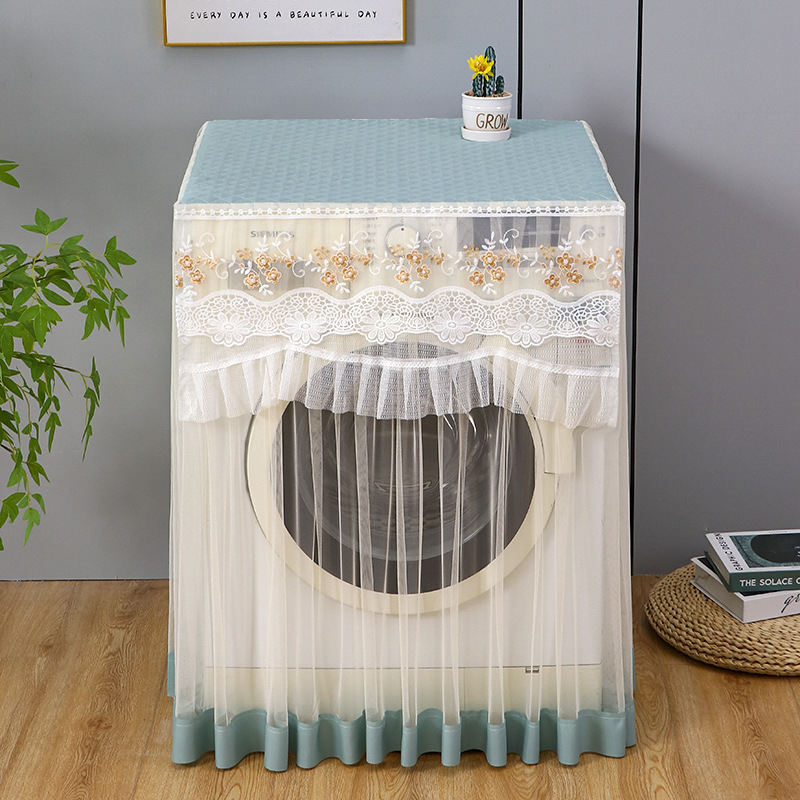 Navlaka za perilicu rublja - potpuno pokriće, bočno otvaranje, rolo, 9ZX, poliester-pamuk, moderan minimalistički stil