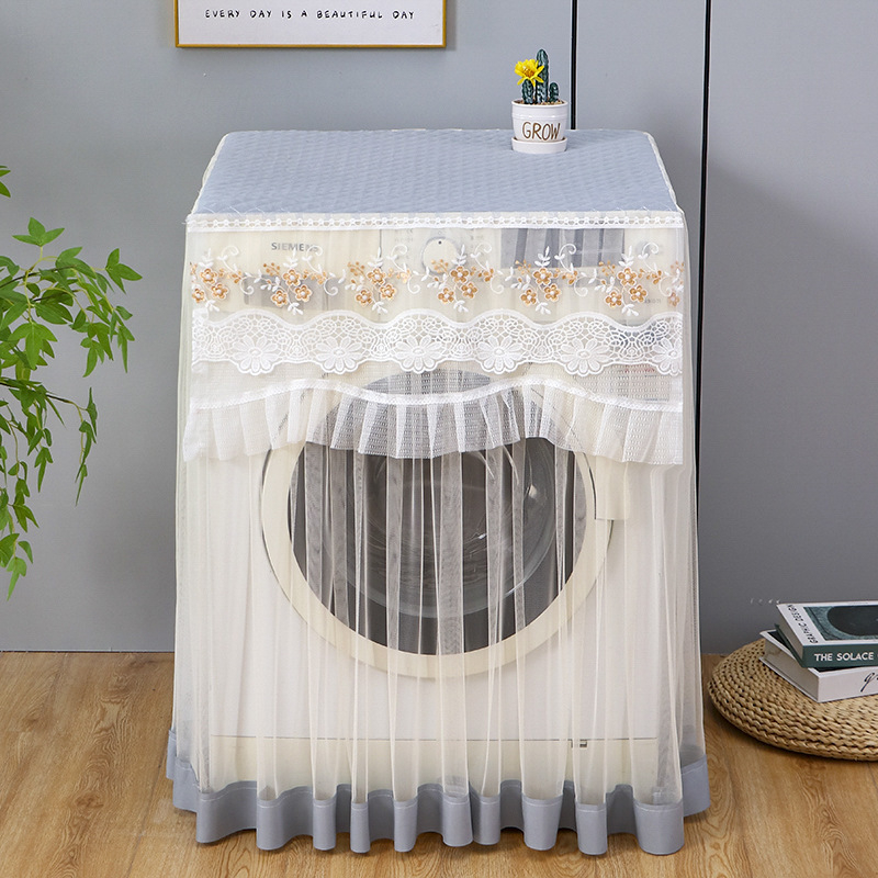 Navlaka za perilicu rublja - potpuno pokriće, bočno otvaranje, rolo, 9ZX, poliester-pamuk, moderan minimalistički stil