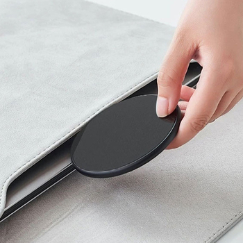 Stalo apvalus belaidis įkroviklis 10W, QC3.0, 1.2A išvestis, suderinamas su Apple, Huawei ir Xiaomi