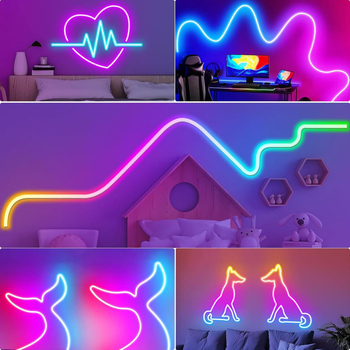 Lumină LED de modelare (5050, 5V, IP67, reglabilă)