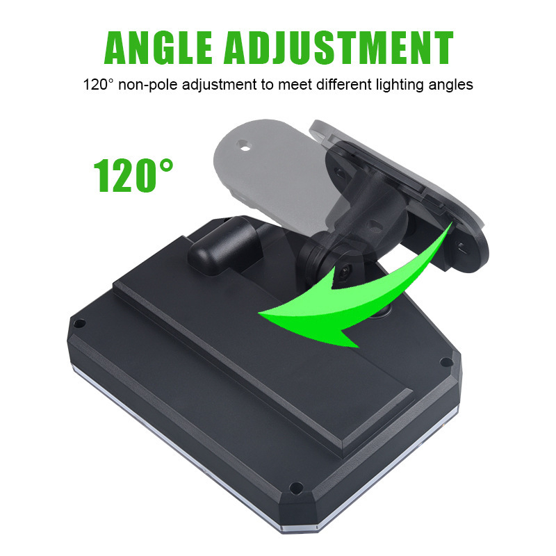 Saules LED ārējā sienas gaisma ar kustības sensoru, IP65 ūdensizturīga, 10W, 1.2V