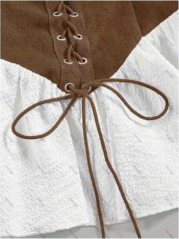 Bluzica bez ramena s vezicama, zvonasti rukavi, uska kroj, poliester