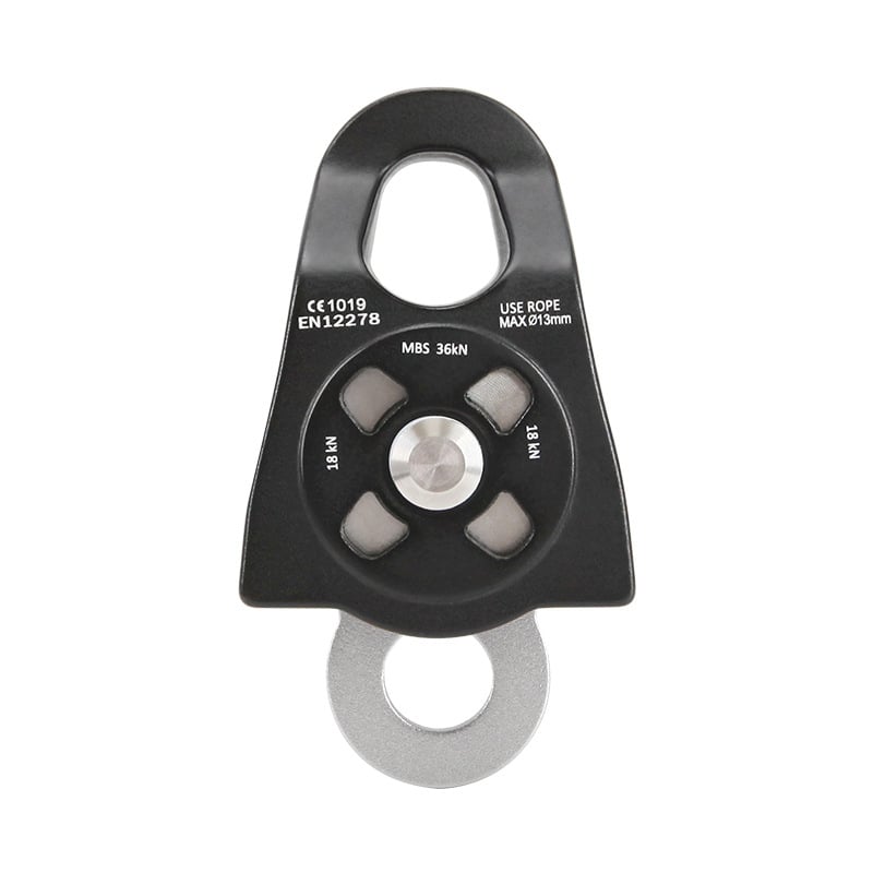 Panou lateral cu tambur dublu pentru lucru la înălțime — set de role pentru alpinism, cățărare și zipline (Brand: Relay Special Security; Cod produs: 195; Cutie: 50 buc.)