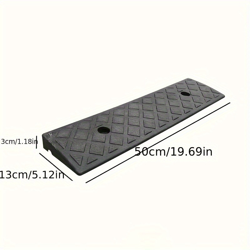Matrica sa rampom za vozilo, gumasto-plastični nagibni panel, trokutasti podložak za uspon, usporivač brzine