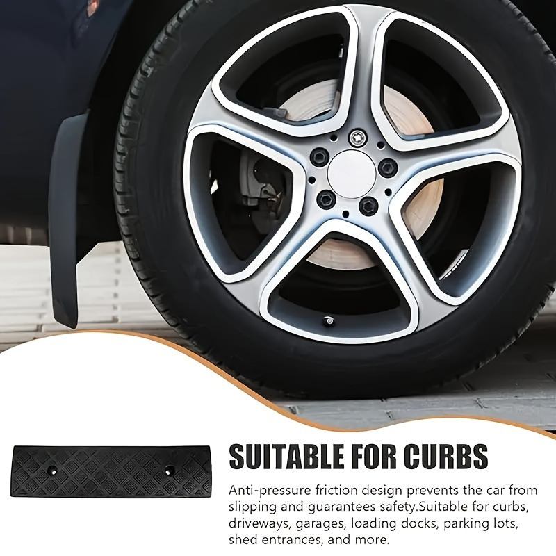 Matrica sa rampom za vozilo, gumasto-plastični nagibni panel, trokutasti podložak za uspon, usporivač brzine