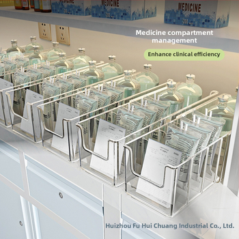 Kutija za lijekove, PET kutija s pretincima, plastika, bez poklopca