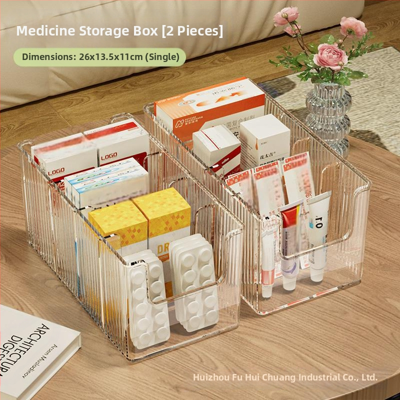Kutija za lijekove, PET kutija s pretincima, plastika, bez poklopca