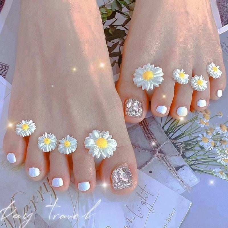 Separator pentru unghii ale degetelor mâinii și picioarelor cu clemă-spumă — Thousands of creativity, neimportat, lipici gel pentru manichiură, alt material