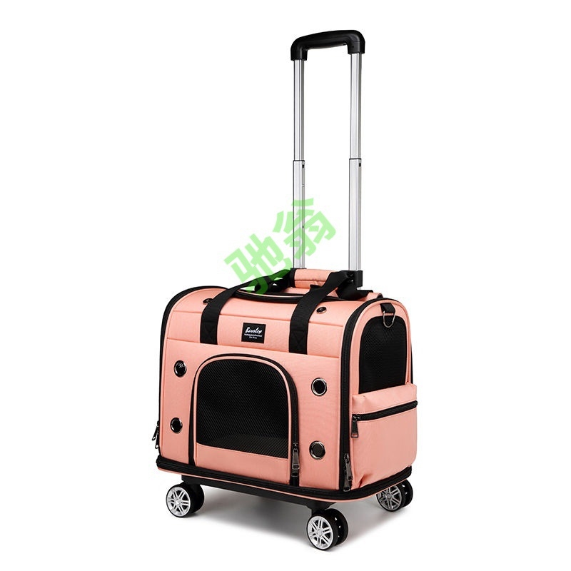 Chi Weng mājdzīvnieku soma ar riteņiem, PP materiāls, liela ietilpība, piemērota kaķiem un suņiem