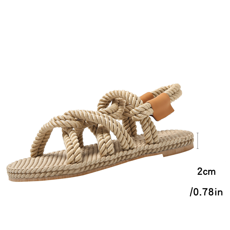 Ženske sandale s jednim remenom, PU gornji dio, gumeni potplat, okrugli vrh, svakodnevni ljetni stil, Ljeto 2025