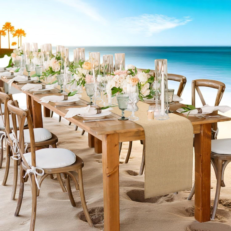 Līnas galda taks, 100% lins, Jauns ķīniešu stils, Pielāgošana pieejama, Specifikācija 3283093