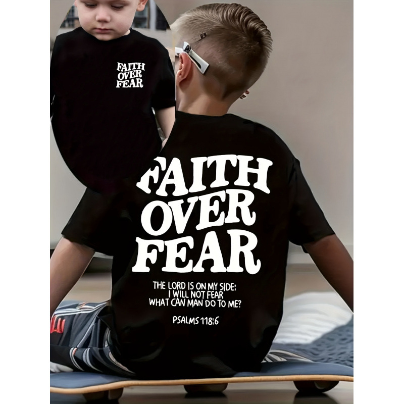 Zēnu vasaras īsrokains T-krekls ar dubultu druku