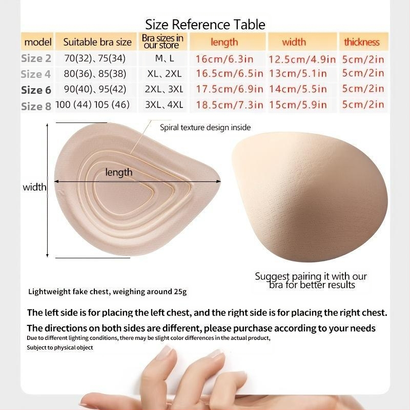 Постоперативни протези за гръдни операции – леки, нетъкан текстил, утолщени