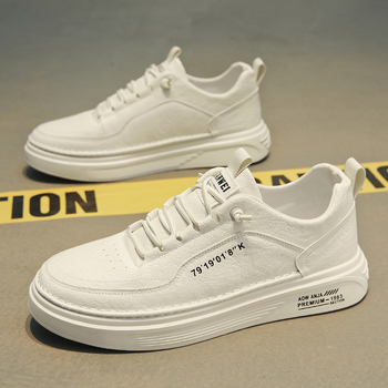 Vīriešu sportiskas ikdienas kurpes no mākslīgās ādas, ar priekšējām šņūrēm, apaļa purngala, vidēji augsta papēža 3–5 cm, brīvs stils, piemērotas visām sezonām.