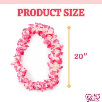 Havaju lei deju rekvizītam, rokdarbs no auduma ziedu kaklasaite, pielāgojama, Huayi zīmols, grimmas un kostīmu rekvizīts