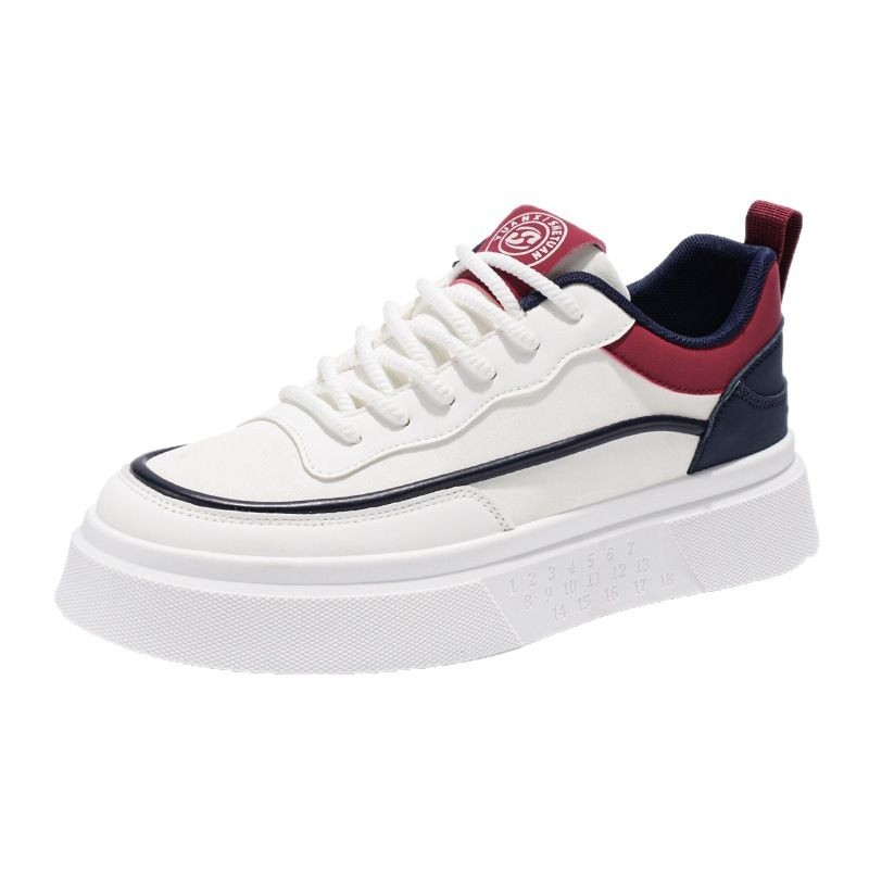 Vīriešu skateboard apavi, elpojoši, viegli, izturīgi pret nolietošanos (ar zemu augšdaļu, šņorēm, injekcijas veidota zole)