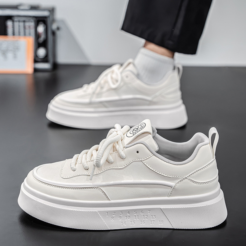 Vīriešu skateboard apavi, elpojoši, viegli, izturīgi pret nolietošanos (ar zemu augšdaļu, šņorēm, injekcijas veidota zole)