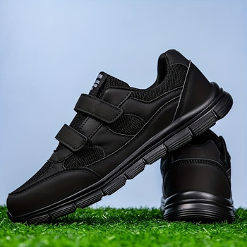 Vīriešu sporta apavi - auduma augšdaļa, dubultā sprādze, PU zolīte, putas zole, apaļš purns
